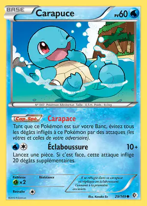 Carapuce 29/149