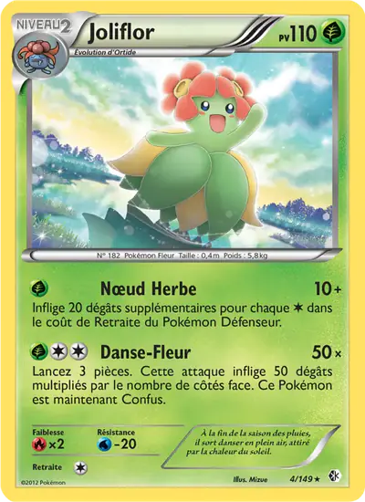 Image de la carte Pokemon Joliflor 4/149