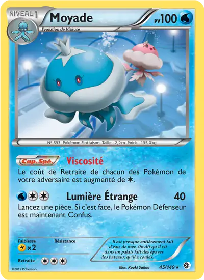 Image de la carte Pokemon Moyade 45/149