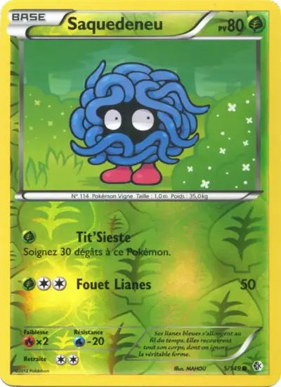 Image de la carte Pokemon Saquedeneu 5/149