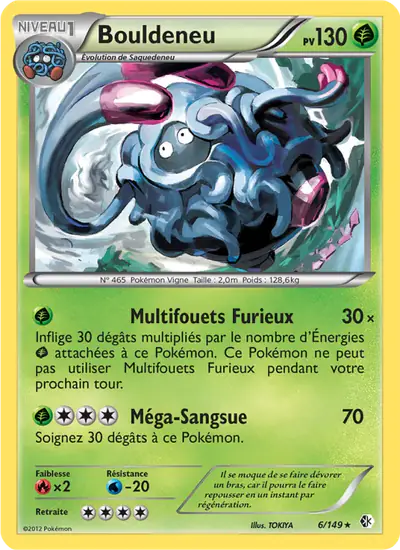 Image de la carte Pokemon Bouldeneu 6/149