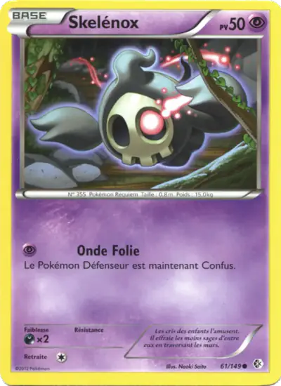 Image de la carte Pokemon Skelénox 61/149