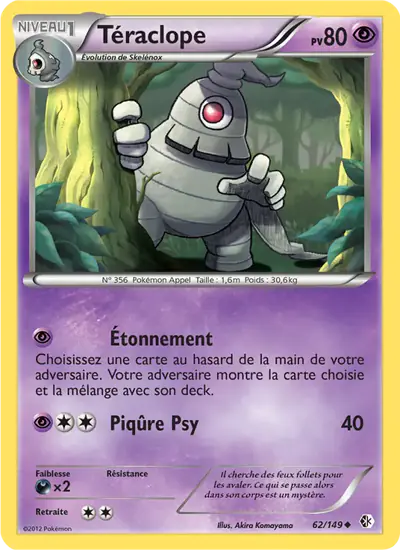 Image de la carte Pokemon Téraclope 62/149