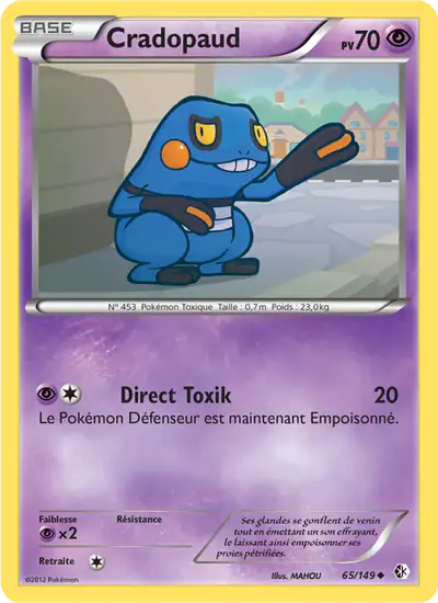 Image de la carte Pokemon Cradopaud 65/149