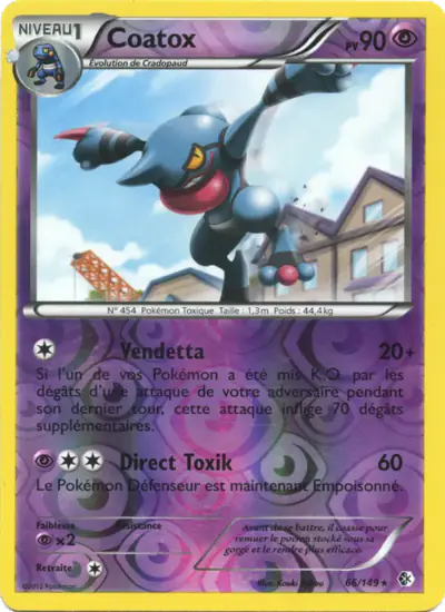 Image de la carte Pokemon Coatox 66/149