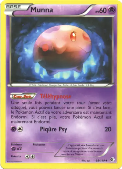 Image de la carte Pokemon Munna 68/149