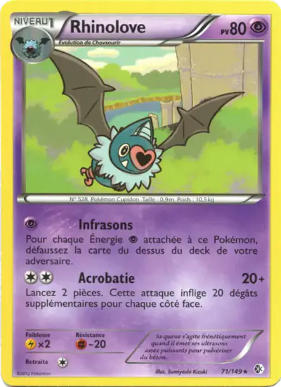 Image de la carte Pokemon Rhinolove 71/149