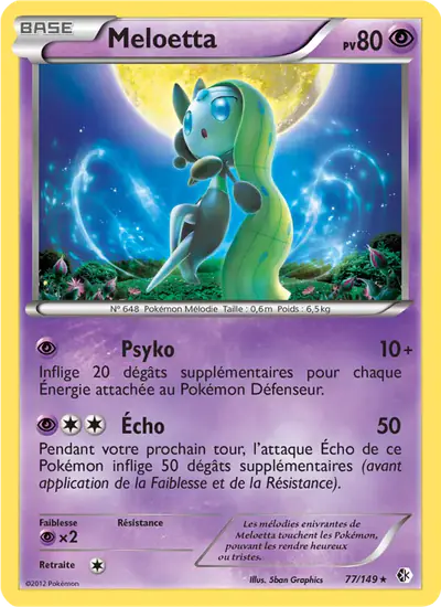 Image de la carte Pokemon Meloetta 77/149