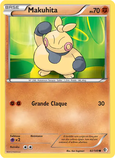 Image de la carte Pokemon Makuhita 82/149