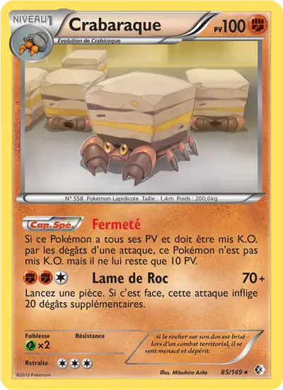 Image de la carte Pokemon Crabaraque 85/149