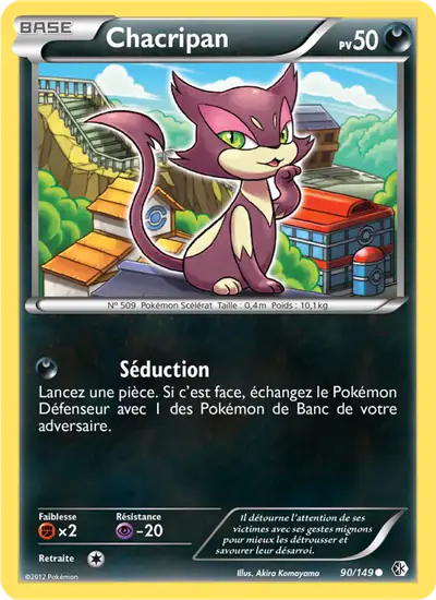 Image de la carte Pokemon Chacripan 90/149