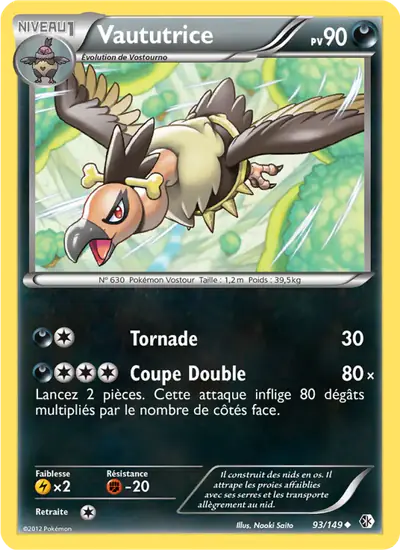Image de la carte Pokemon Vaututrice 93/149