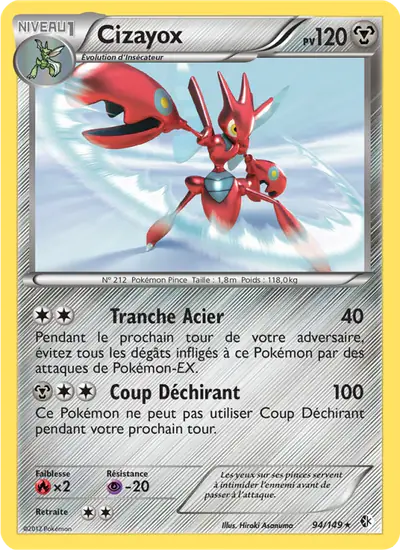 Image de la carte Pokemon Cizayox 94/149