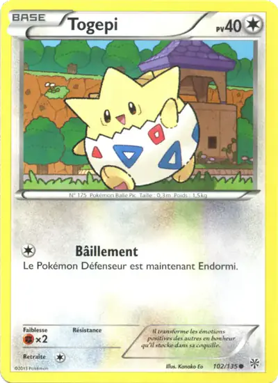 Image de la carte Pokemon Togepi 102/135
