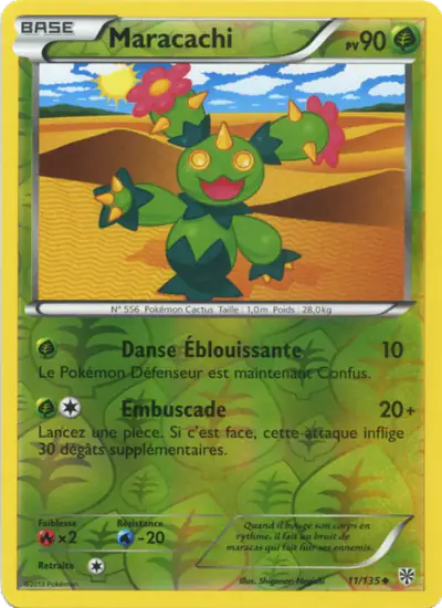 Image de la carte Pokemon Maracachi 11/135