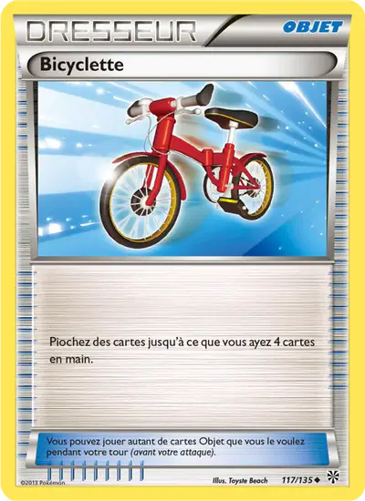 Image de la carte Pokemon Bicyclette 117/135