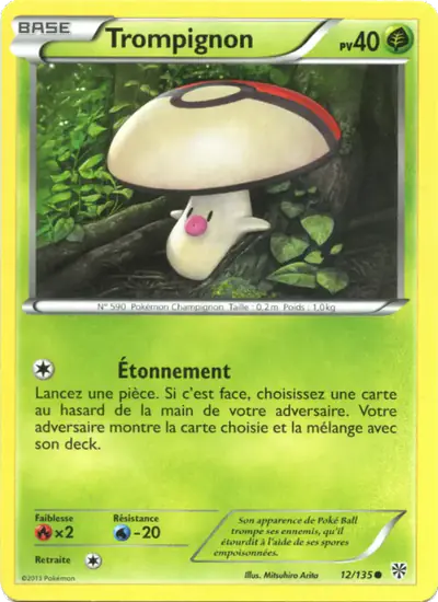 Image de la carte Pokemon Trompignon 12/135