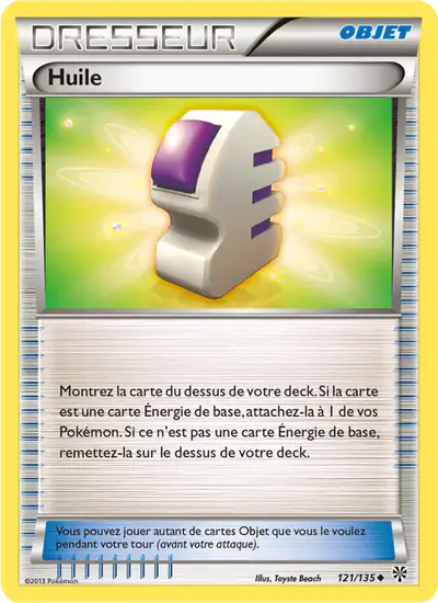 Image de la carte Pokemon Huile 121/135
