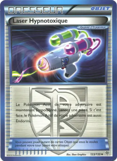 Image de la carte Pokemon Laser Hypnotoxique 123/135