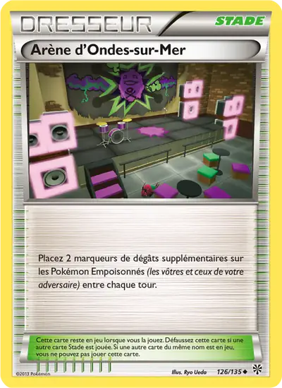 Image de la carte Pokemon Arène d'Ondes-sur-Mer 126/135