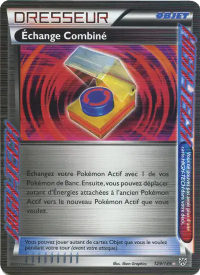 Image de la carte Pokemon Échange Combiné 129/135