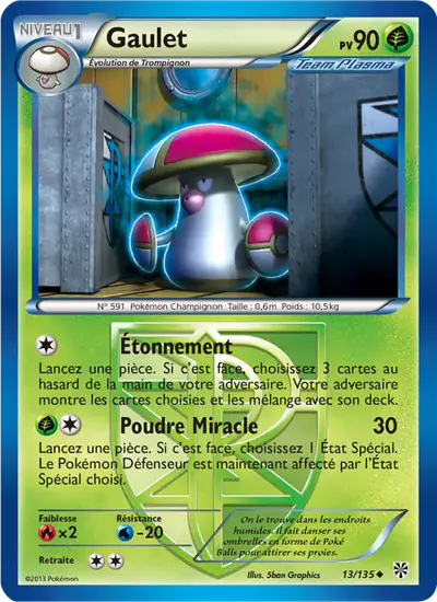 Image de la carte Pokemon Gaulet 13/135