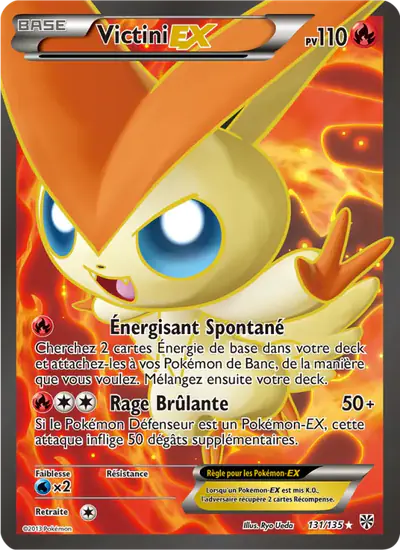 Image de la carte Pokemon Victini EX 131/135