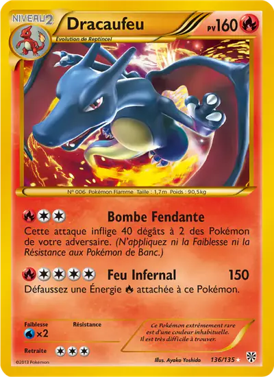 Image de la carte Pokemon Dracaufeu 136/135