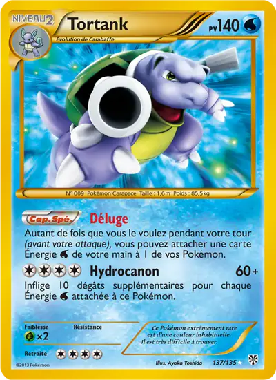 Image de la carte Pokemon Tortank 137/135