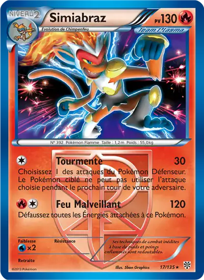Image de la carte Pokemon Simiabraz 17/135