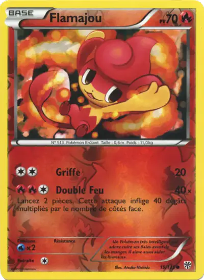 Image de la carte Pokemon Flamajou 19/135