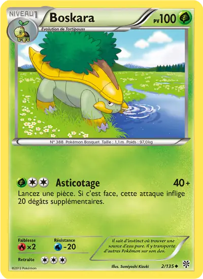 Image de la carte Pokemon Boskara 2/135
