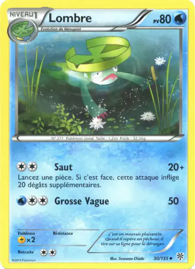 Image de la carte Pokemon Lombre 30/135