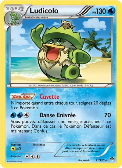 Image de la carte Pokemon Ludicolo 31/135