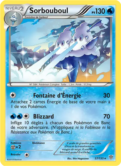 Image de la carte Pokemon Sorbouboul 37/135