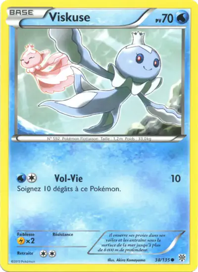 Image de la carte Pokemon Viskuse 38/135