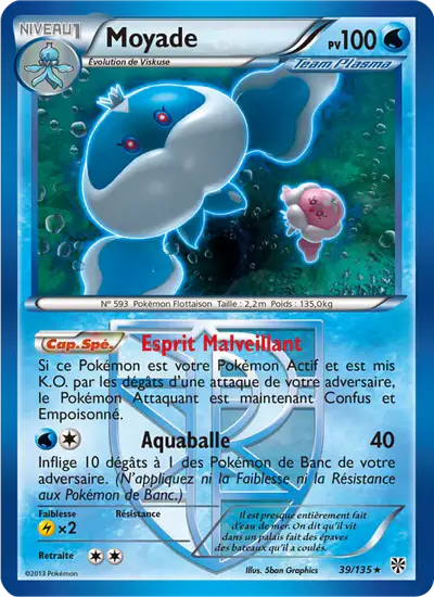 Image de la carte Pokemon Moyade 39/135