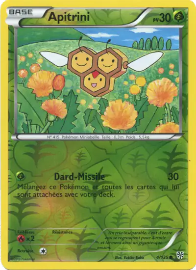 Image de la carte Pokemon Apitrini 4/135