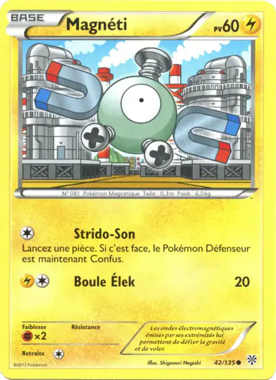 Image de la carte Pokemon Magnéti 42/135