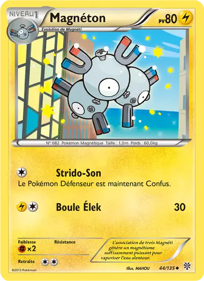 Image de la carte Pokemon Magnéton 44/135