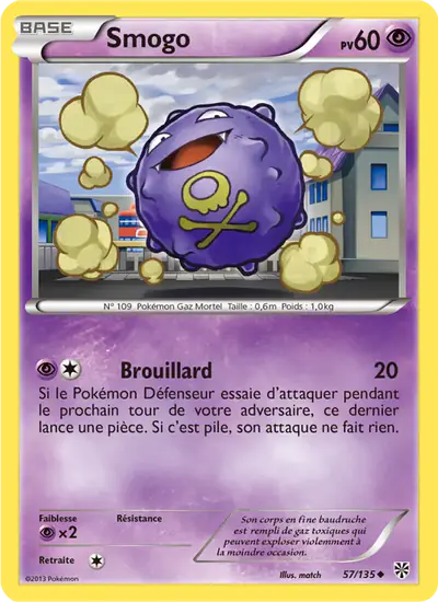 Image de la carte Pokemon Smogo 57/135