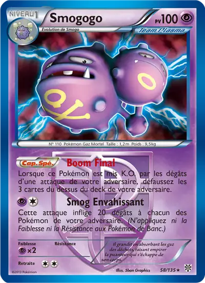 Image de la carte Pokemon Smogogo 58/135