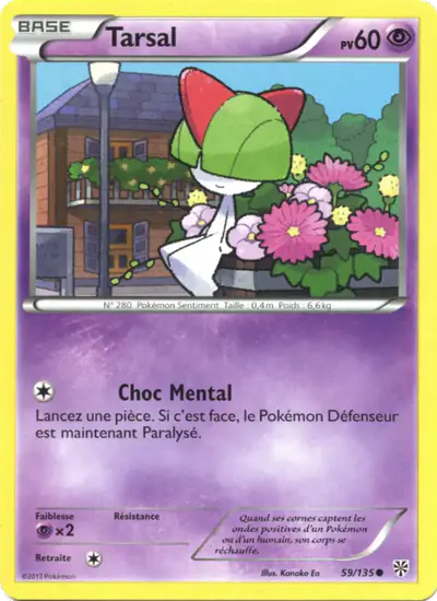 Image de la carte Pokemon Tarsal 59/135
