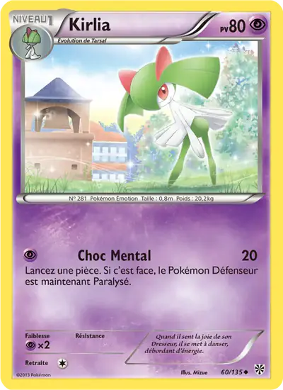 Image de la carte Pokemon Kirlia 60/135
