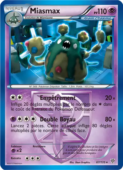 Image de la carte Pokemon Miasmax 67/135