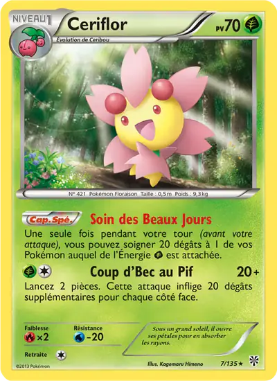 Image de la carte Pokemon Ceriflor 7/135