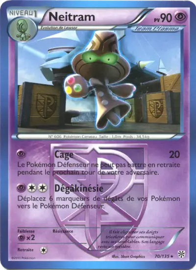 Image de la carte Pokemon Neitram 70/135