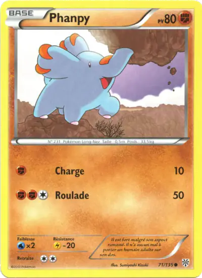 Image de la carte Pokemon Phanpy 71/135