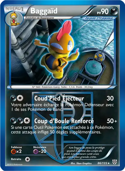 Image de la carte Pokemon Baggaïd 86/135