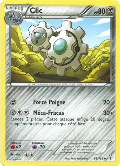 Image de la carte Pokemon Clic 89/135